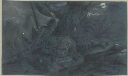 Lot #420 Gustave Dore: Exquisite original Dore illustration of Don Quixote and Sancho Panza - Image 1