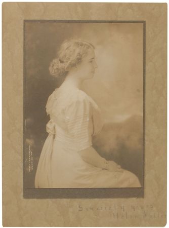Lot #175 Helen Keller Signed Photograph - Image 1