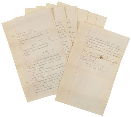 Lot #193 J. Pierpont Morgan: The financier’s charitable work for the Peabody Education Fund - Image 1