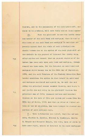Lot #193 J. Pierpont Morgan: The financier’s charitable work for the Peabody Education Fund - Image 5