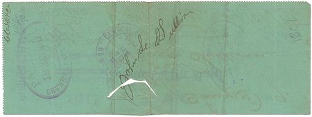 Lot #924 John L. Sullivan: Excessively rare check to the last bare-knuckle champion - Image 1