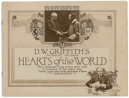 Lot #342 D. W. Griffith’s Hearts of the World - Image 1