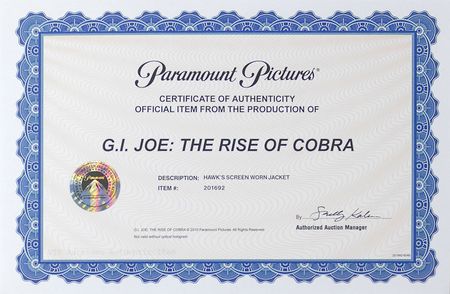 Lot #423  G.I. Joe, The Rise of Cobra: Dennis Quaid - Image 6