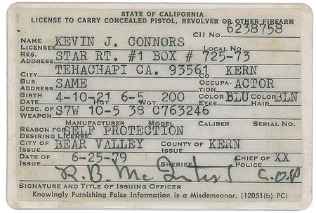 Lot #138 Chuck Connors - Image 1