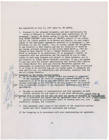 Lot #166 Johnny Mercer - Image 3
