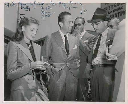 Lot #26 Humphrey Bogart and Lauren Bacall