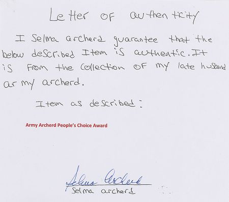 Lot #280 Army Archerd - Image 3