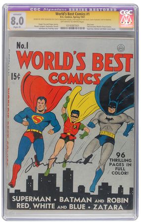 Lot #361 World’s Best Comics #1: Batman and Superman - Image 1