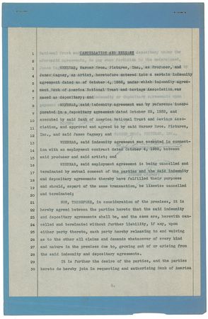 Lot #127 James Cagney - Image 1