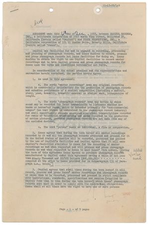 Lot #133 Frank Sinatra - Image 1