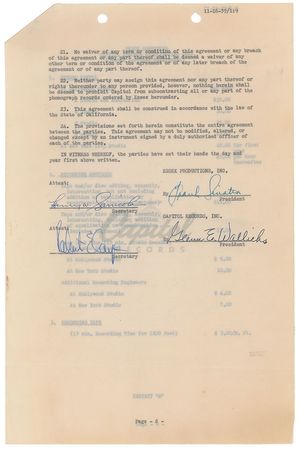 Lot #133 Frank Sinatra - Image 3