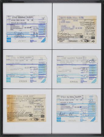 Lot #476 Spago Celebrity Receipts - Image 16