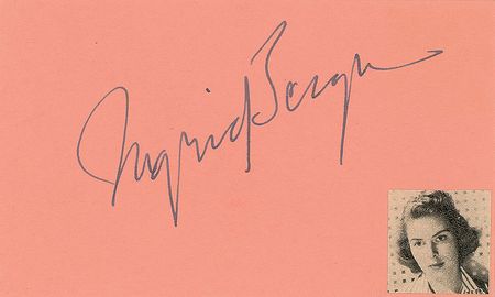 Lot #178 Casablanca: Bergman and Rains - Image 1