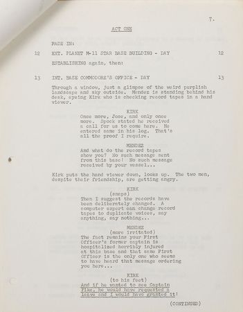 Lot #352 Star Trek: The Menagerie - Image 3