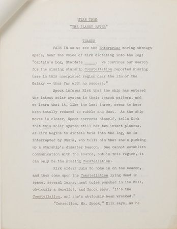 Lot #353 Star Trek: The Planet Eater - Image 2