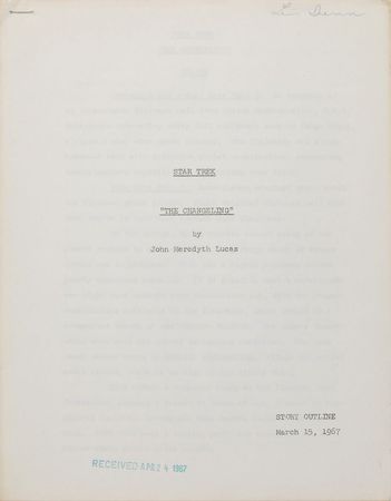 Lot #351 Star Trek: The Changeling - Image 1