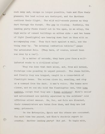 Lot #349 Star Trek: Bread and Circuses - Image 3