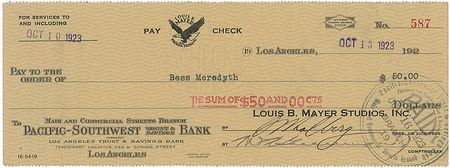 Lot #163 Louis B. Mayer and Irving Thalberg - Image 1