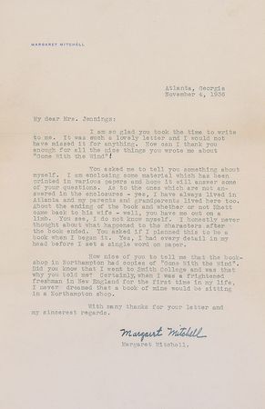 Lot #160  Gone With the Wind: Margaret Mitchell - Image 6