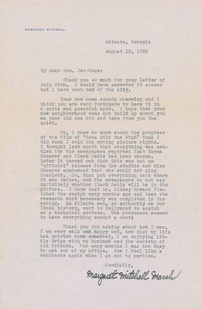 Lot #160  Gone With the Wind: Margaret Mitchell - Image 9