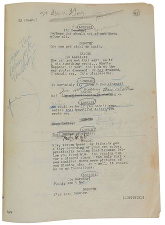Lot #191 Gentleman Prefer Blondes: Marilyn Monroe - Image 4