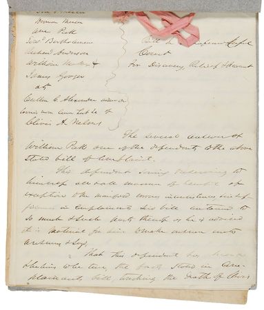 Lot #390 Alexander Stephens Signed Document - Image 1