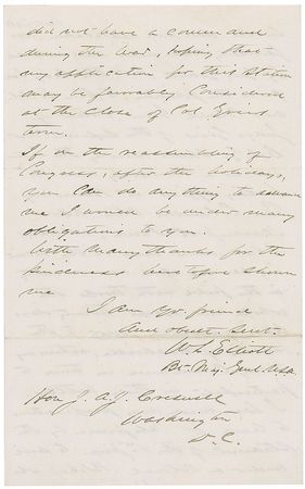 Lot #464 Washington Lafayette Elliott - Image 4