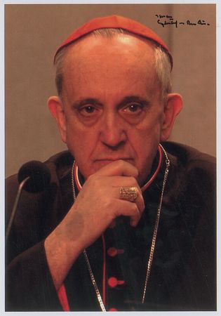 Lot #281 Pope Francis Signed Photograph - Image 1