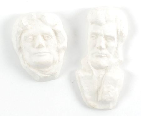 Lot #601 Gutzon Borglum: Scarce plaster Mt. Rushmore bust of President Lincoln?presented by Borglum himself - Image 5