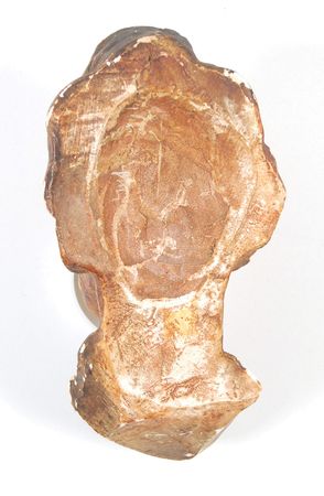 Lot #601 Gutzon Borglum: Scarce plaster Mt. Rushmore bust of President Lincoln?presented by Borglum himself - Image 4