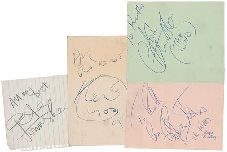 Lot #913 The Who Signature - Image 1