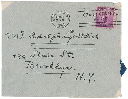 Lot #617 Piet Mondrian: Scarce autograph of the geometric painter - Image 1