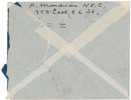 Lot #617 Piet Mondrian: Scarce autograph of the geometric painter - Image 2