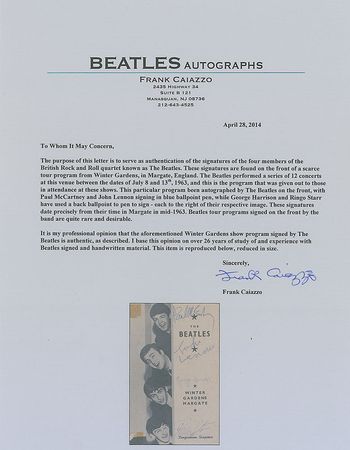 Lot #817 Beatles: Program from the band?s lengthy July 1963 headlining engagement at the Winter Gardens - Image 2