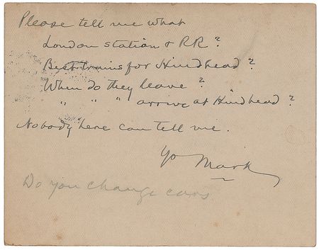 Lot #705 Samuel L. Clemens Signed Note - Image 1