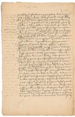 Lot #290 Cardinal Richelieu Signed Document - Image 2