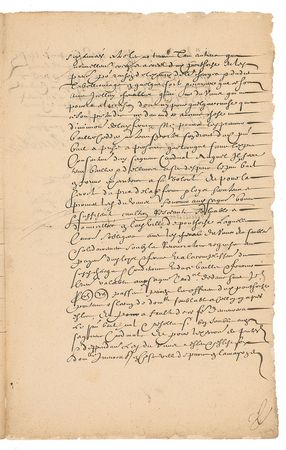 Lot #290 Cardinal Richelieu Signed Document - Image 3