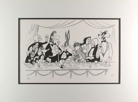 Lot #639 Al Hirschfeld: The Looney Tunes enjoy 