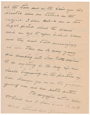 Lot #110 Grover Cleveland Handwritten Letter Signed - Image 2