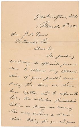Lot #43 U. S. Grant: Less than a week after
