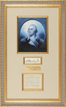 Lot #1 George Washington: Outstanding full
