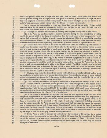 Lot #1037 Marilyn Monroe: Phenomenal 1950 contract that saw young Marilyn?s breakthrough to stardom - Image 3