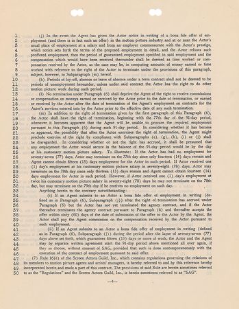 Lot #1037 Marilyn Monroe: Phenomenal 1950 contract that saw young Marilyn?s breakthrough to stardom - Image 4