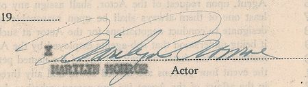 Lot #1037 Marilyn Monroe: Phenomenal 1950 contract that saw young Marilyn?s breakthrough to stardom - Image 7