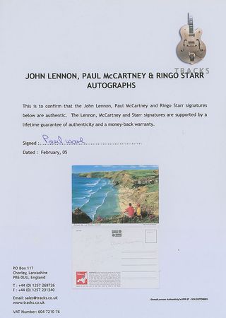 Lot #818 Beatles: Signatures obtained during the Magical Mystery Tour, including unique candid photos - Image 7