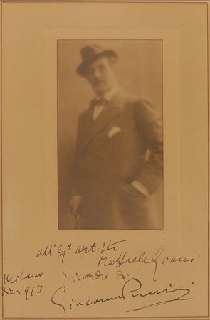 Lot #798 Giacomo Puccini: Distinguished portrait of the prolific composer - Image 2