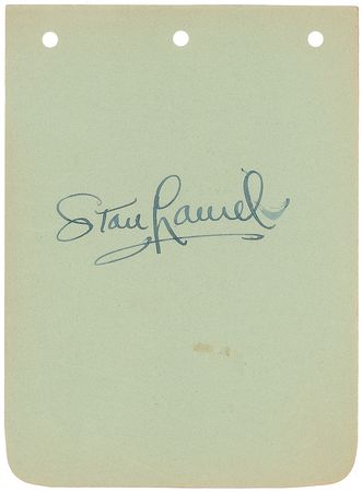 Lot #1101 Laurel and Hardy Signatures - Image 1