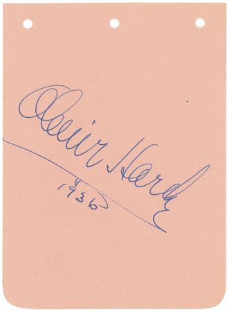 Lot #1101 Laurel and Hardy Signatures - Image 2