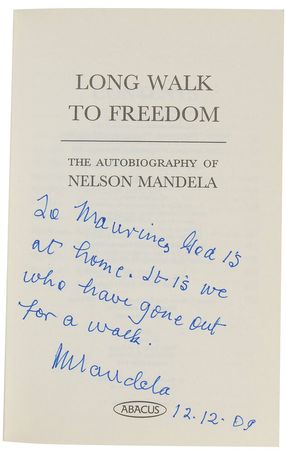 Lot #258 Nelson Mandela Book - Image 1