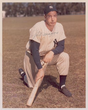 Lot #1257 Mantle, DiMaggio, and Williams Signed Photographs - Image 2